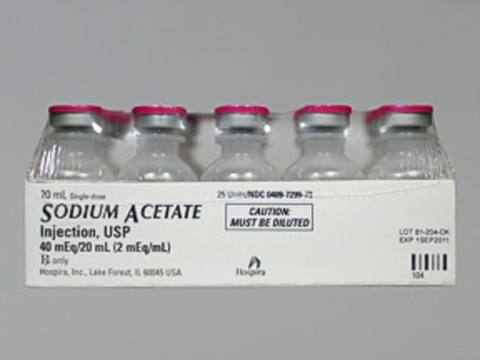 Omega Laboratories Sodium Acetate Injection