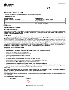 Inhibin B Gen II ELISA