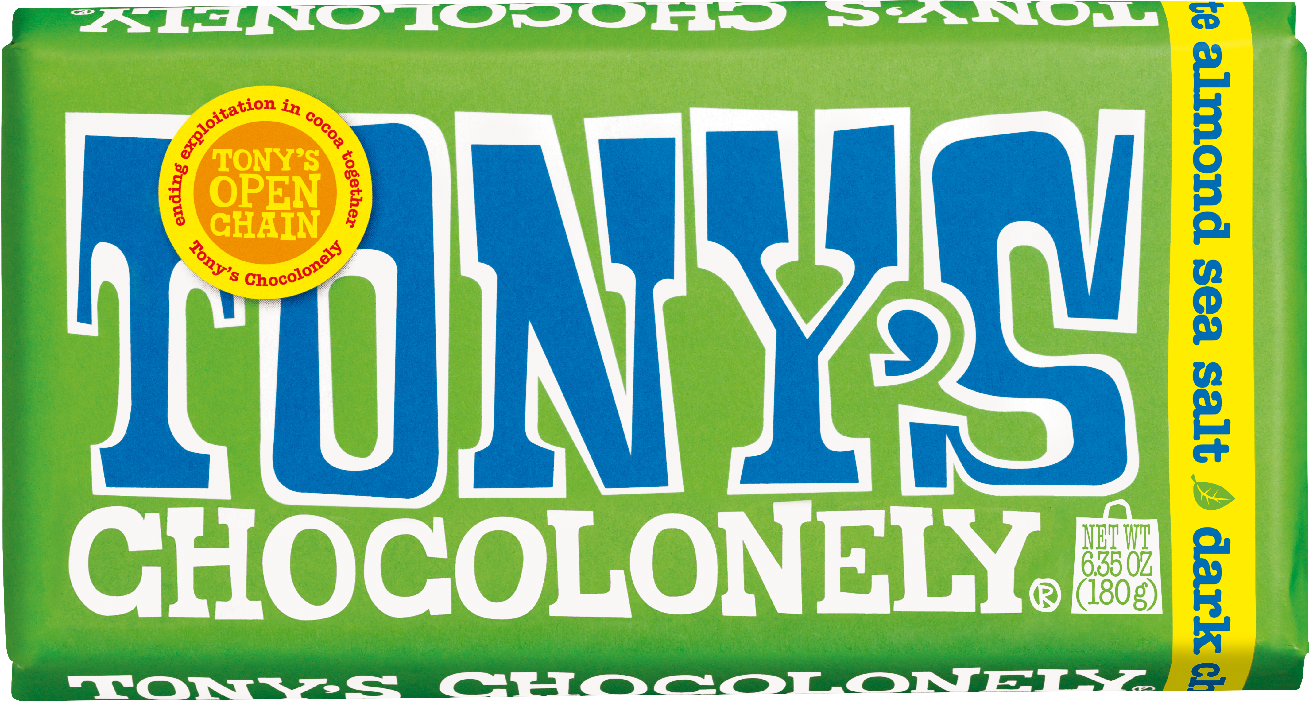 Tony's Chocolonely Dark Chocolate Almond Sea Salt