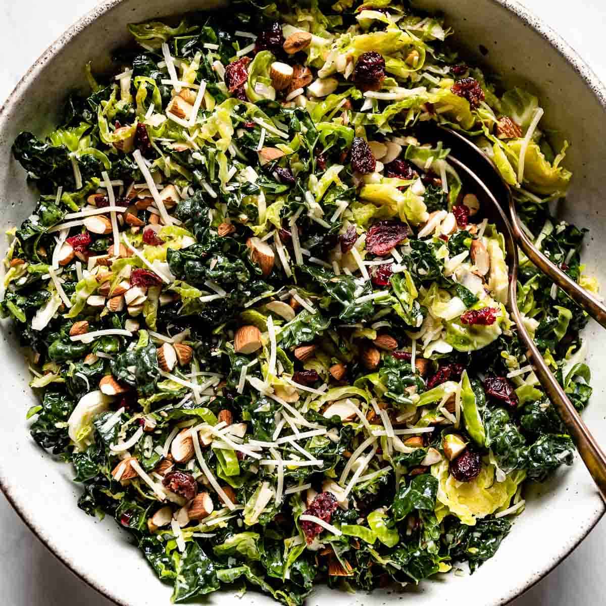 Brussel Sprouts & Kale Slaw