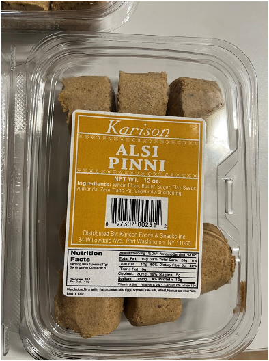 Karison Brand ALSI PINNI Recall