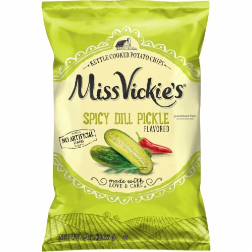 Miss Vickies Spicy Dill Pickle 8 oz Bag
